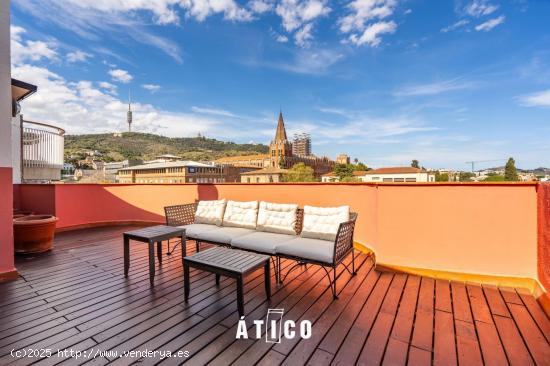 EXCLUSIVO ATICO DUPLEX EN SARRIA CON TERRAZA Y VISTAS AL MAR - BARCELONA