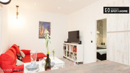 Apartamento contemporáneo de 1 dormitorio con aire acondicionado en alquiler en Salamanca - MADRID