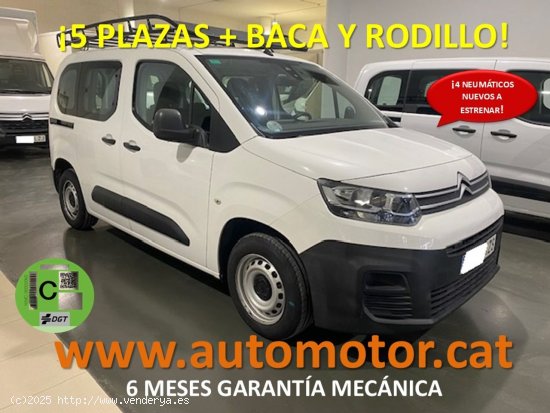  Citroën Berlingo Combi BlueHDi S&S Talla M GARANTIA MECANICA - Barcelona 