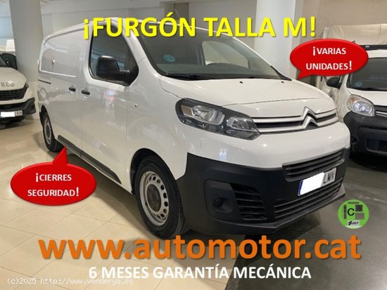  Citroën Jumpy Talla M BlueHDi 120 SS 6v Control - GARANTIA MECANICA - Barcelona 