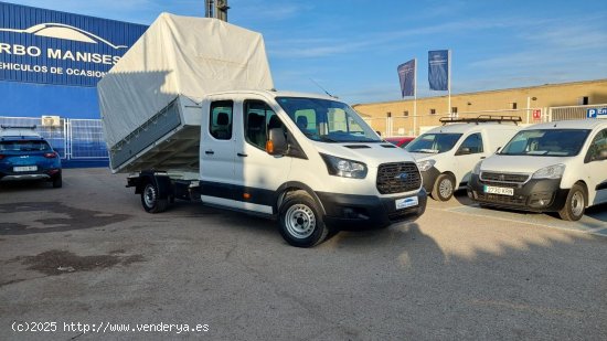 Ford Transit  l3 combi 6 2.0 cdi caja frutera volquete 7 plazas, enganche remolque - QUART DE POBLET