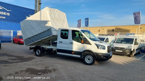 Ford Transit  l3 combi 6 2.0 cdi caja frutera volquete 7 plazas, enganche remolque - QUART DE POBLET