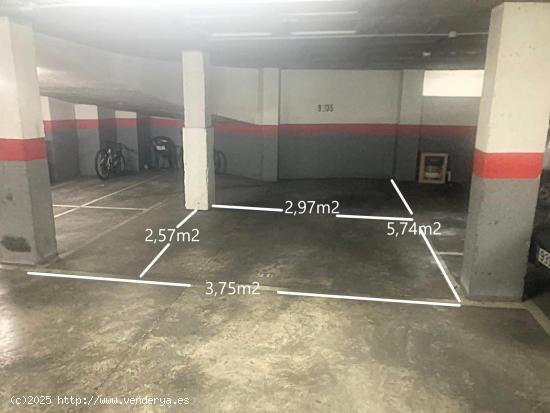  ENORME PLAZA DE GARAJE  A POCOS METROS DE LA PLAZA AMÉRICA - ALICANTE 