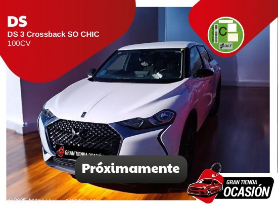  DS Automobiles DS 3 Crossback BlueHDi 73 kW Manual SO CHIC - Alcalá de Henares 