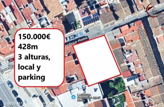  Suelo urbano en venta  en Bellreguard - València 