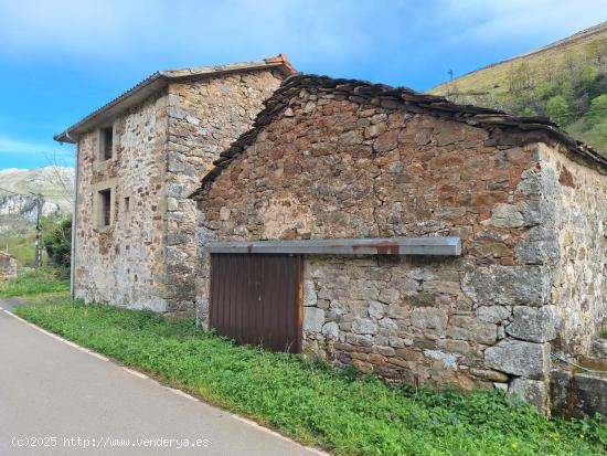 Casa de piedra con cabaña en venta en San Roque de Riomiera - CANTABRIA