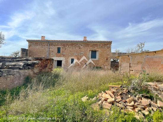 Finca rústica de 22.285 m2 con vivienda a reformar en Campos - BALEARES