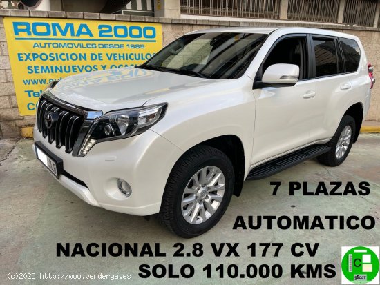  Toyota Land Cruiser 2.8 VX 7 PLAZAS AUTOMATICO 177CV - Barcelona 