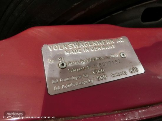 Volkswagen 1600 L TYPE 3  NOTCHBACK de 1972 por 12.000 EUR. en Valencia