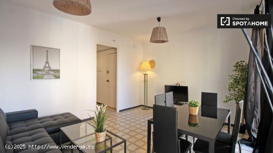 Apartamento luminoso y elegante de 2 dormitorios en alquiler en Poble Sec - BARCELONA