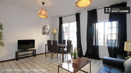 Elegante apartamento de 2 dormitorios en alquiler en Poble Sec - BARCELONA