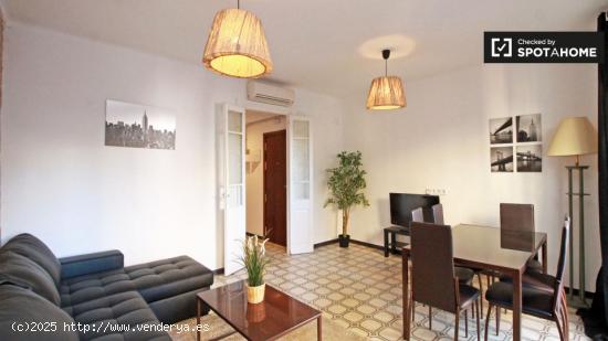 Elegante apartamento de 2 dormitorios en alquiler en Poble Sec - BARCELONA