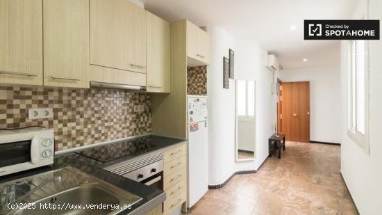 Contemporánea apartamento de 1 dormitorio en alquiler en Poble Sec - BARCELONA