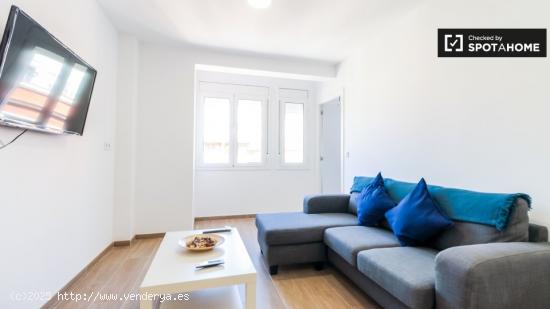 Apartamento minimalista de 1 dormitorio en alquiler en Sants - BARCELONA