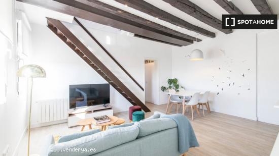 Precioso apartamento de 1 dormitorio con aire acondicionado en alquiler en el corazón de Madrid - M