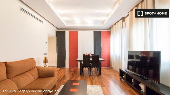 Hermoso apartamento de 1 habitación con aire acondicionado en alquiler cerca del metro en Chamartí