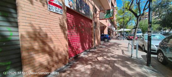 SE ALQUILA LOCAL / BUENA ZONA PARA NEGOCIO / AL LADO DE PLAZA AMÉRICA - Ref. J370 - ALICANTE