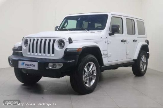  Jeep Wrangler 4p 2.2 CRD Sahara 8ATX E6D de 2020 con 38.953 Km por 52.990 EUR. en Valencia 