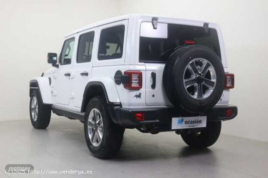 Jeep Wrangler 4p 2.2 CRD Sahara 8ATX E6D de 2020 con 38.953 Km por 52.990 EUR. en Valencia