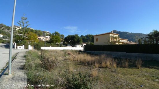 Parcela en venta en Alcalalí (Alicante)