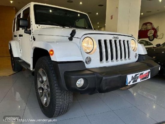 Jeep Wrangler 2.8crd Sahara Aut. de 2018 con 89.000 Km por 36.900 EUR. en Barcelona