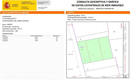 EN VENTA EDIFICIO EN MONREAL DEL CAMPO - TERUEL