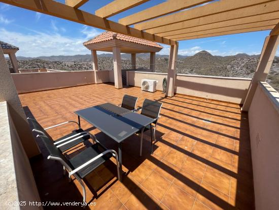 Apartamento con solarium con vistas despejadas al mar y a la sierra, en Collados, Águilas - MURCIA