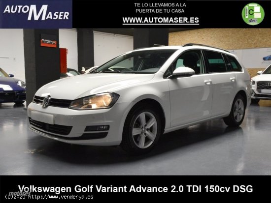  Volkswagen Golf Variant Advance 2.0 TDI BMT 110 kW (150 CV) DSG de 2015 con 128.000 Km por 14.400 EU 