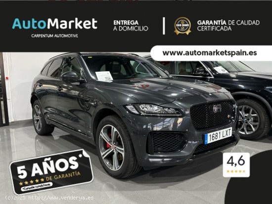  Jaguar F-Pace Jaguar F-Pace 3.0 D S 4WD Aut. 300Hp ... Pano LED-Xenon Navi Sport-Leather Camera Keyl 