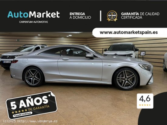 Mercedes Clase S COUPE 63 AMG  s  63 s amg 4matic s + 9g tronic 4 matic s  9g tronic biturbo 615cv -