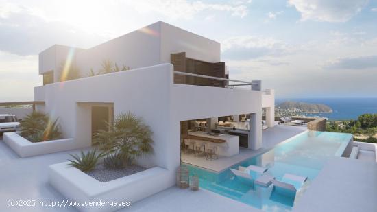 Villa moderna con vistas expectaculares al mar - ALICANTE