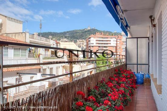 Elegante piso con terraza y vistas al Tibidabo en alquiler - BARCELONA