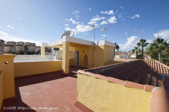 BUNGALOW PLANTA CON SOLÁRIUM, GARAJE, TRASTERO Y PISCINA EN VILLAMARTÍN - ALICANTE