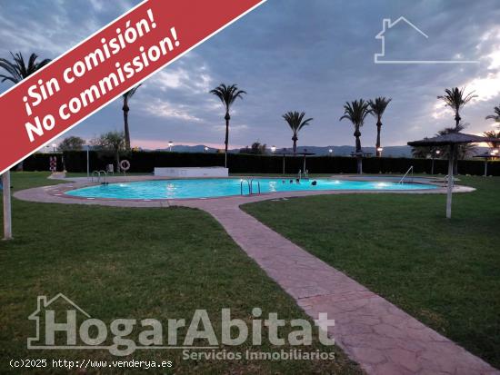 ESPACIOSO Y SEMINUEVO CON PISCINA, GARAJE Y TERRAZA JUNTO A LA PLAYA - CASTELLON