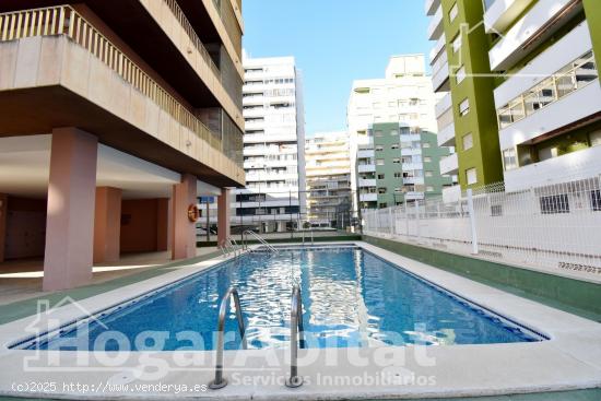 ¡CERCA DEL MAR! LUMINOSO EN RESIDENCIAL CON ASCENSOR, PISCINA Y BALCÓN - VALENCIA