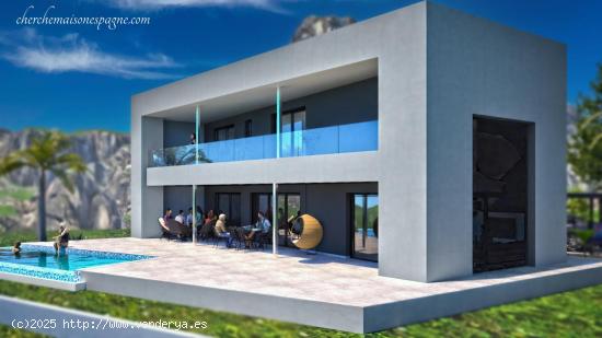 VILLA DE OBRA NUEVA EN LA NUCIA - ALICANTE