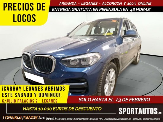  BMW X3 2.0 IA XDRIVE 30E PHEV OPF AUT - Leganes 