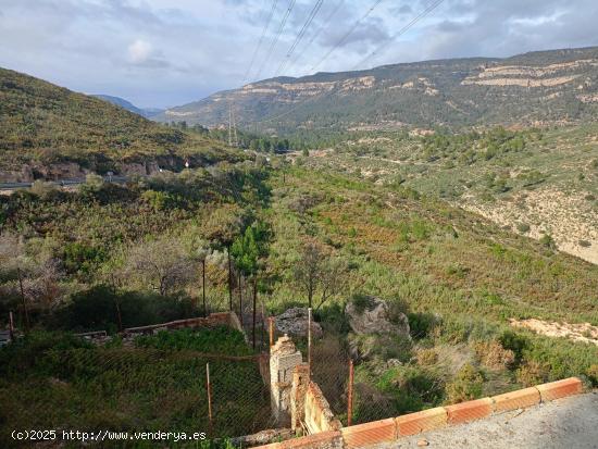 TERRENO CON GRAN CASA A LA VENTA EN CORTES DE PALLÁS, EN EL INTERIOR DE VALENCIA - VALENCIA