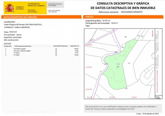 Se Vende en Jumilla - MURCIA