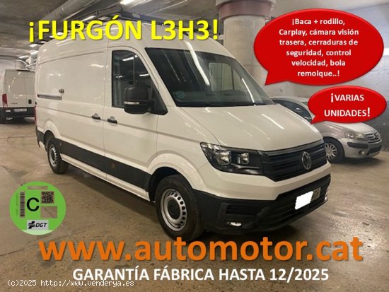  Volkswagen Crafter 35 Furgon BL TA L3H3 2.0TDI 103kW140CV - GARANTIA FÁBRICA 12/2025 - Barcelona 