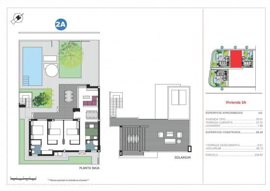 VILLAS PAREADAS DE OBRA NUEVA EN ELS POBLETS - ALICANTE