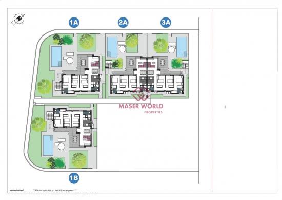 VILLAS PAREADAS DE OBRA NUEVA EN ELS POBLETS - ALICANTE