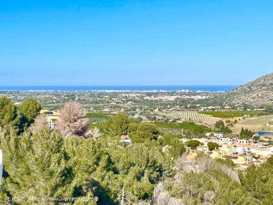 Parcela con vistas panorámicas al mar y de La Sella Golf [amp ] Spa - ALICANTE