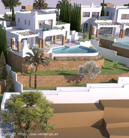 Nueva Construccion Villas de Lujo Ibiza style cerca del Mar y Playa El Portet, Moraira Alicante - AL