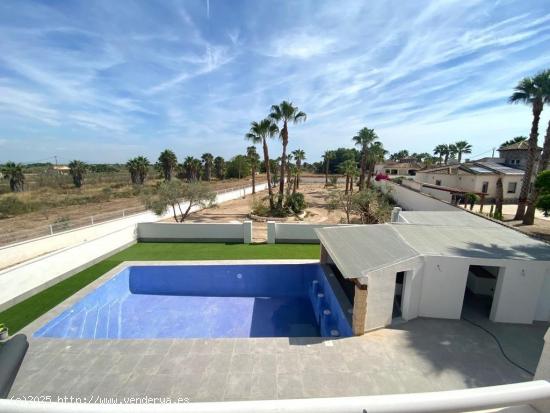 FANTASTICO CHALET INDEPENDIENTE EN PARCELA DE 4000M2 - ALICANTE