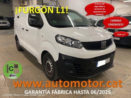  Fiat Scudo Furgon L1 100cv MT6 Business - GARANTIA FÁBRICA 06/2025 - Barcelona 