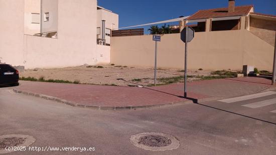 VENTA DE SOLAR EN MOLINA DE SEGURA - URBANO - MURCIA