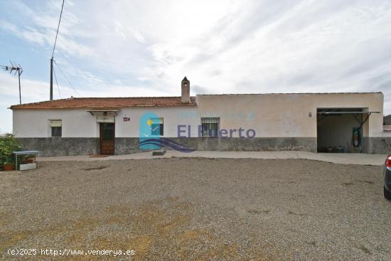 CASA DE CAMPO EN MAZARRÓN ZONA PASTRANA, GRAN PARCELA Y MUCHAS POSIBILIDADES - REF 713 - MURCIA